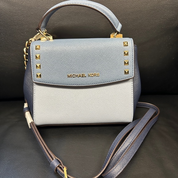 NWT! Michael Kors Mini Karla Top Handle Convertible Crossbody Bag 35T8GKGCOT - Picture 1 of 8